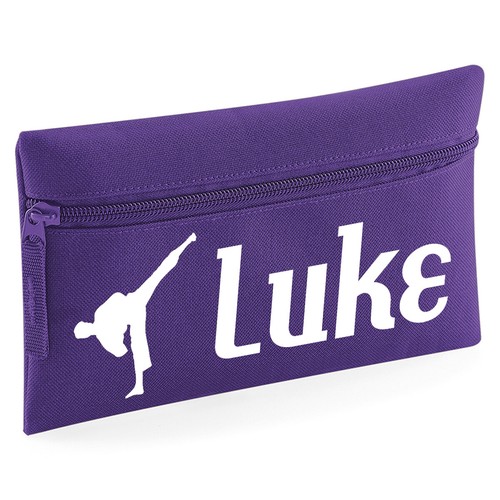 Personalisiertes Kinder Federmäppchen Kindergesicht Taekwondo Kampfsport Geschenk Schule  - Bild 3 von 8