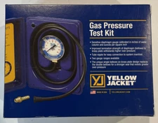 Yellow Jacket 78060 Gas Pressure Test Kit for LP & Natural Gas 0-35”