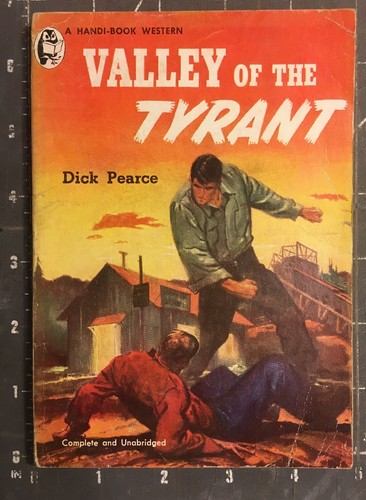 Valley Of The Tyrant by Dick Pearce 1951 Handi-Book #125 VG - Imagen 1 de 8