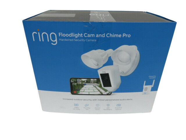 Ring Floodlight Cam - Hardwired Outdoor Smart Security Camera with