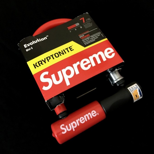 Supreme®/Kryptonite Integrated ChainLock Supreme Kryptonite Integrated Chain Lock Red - SS21 - US