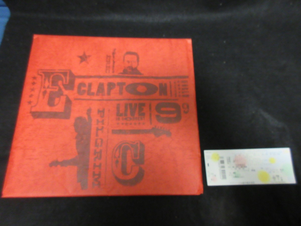 Eric Clapton 1999 Japan Tour Book w Outer Ticket Concert Program 