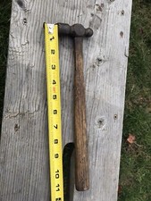 VTG.COLLECTIBLE USH CO. BUFFALO Small BALL PEEN HAMMER U.S.A. MACHINIST SCARCE
