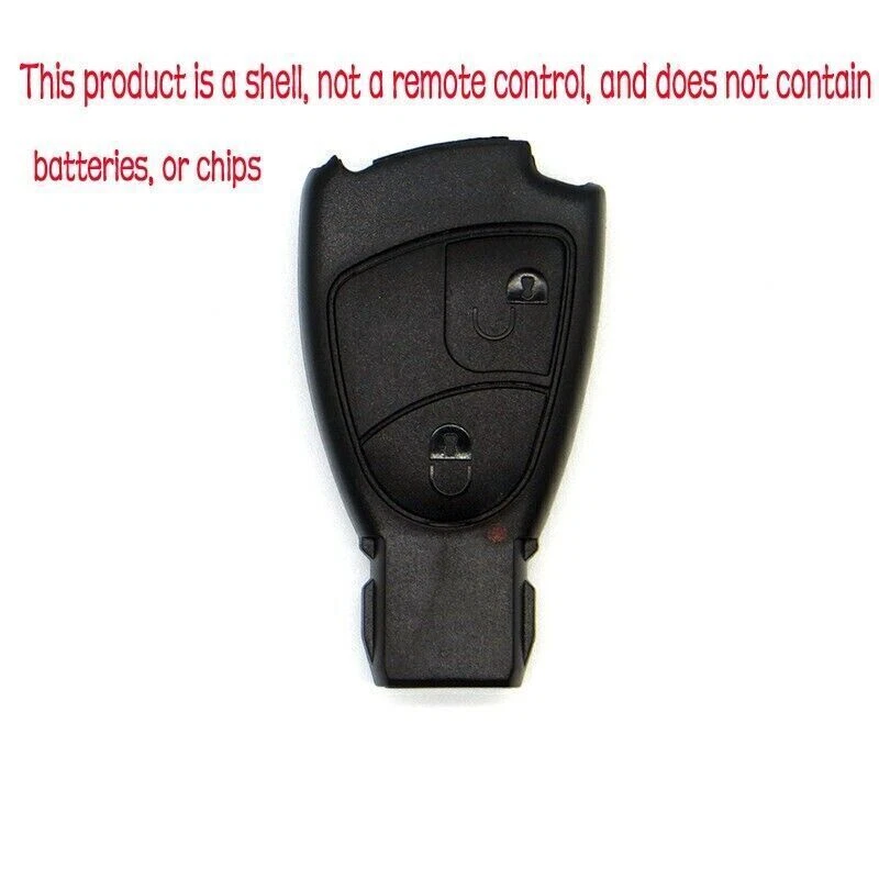 2 Buttons Flip Keyless Entry Remote Key Fob Shell Cover For Mercedes Benz W203 - Image 3 of 4
