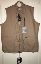 WRANGLER RIGGS FOREMAN INSULATED VEST MENS CONCEAL CARRY TAN W/H Holster NWT