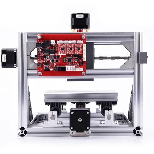 Mini 3 Achsen CNC Oberfräse Graveur Fräsmaschine Holzgravur + ER11 + 1000mW Laser - Bild 6 von 6