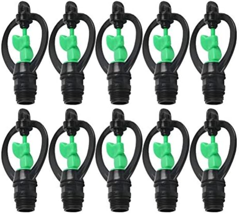 10 Pz Ugello Sprinkler In Plastica G1/2in Spray Sprinkler Farfalle Ugello a Form