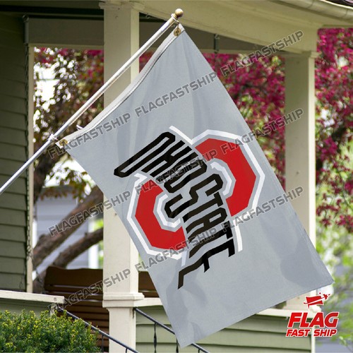 Ohio State University Buckeyes Flag 3x5 Banner Football Fast FREE USA Shipping - Picture 3 of 9