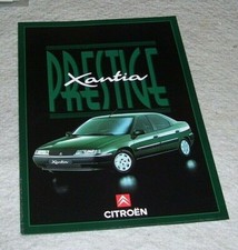 CITROEN XANTIA PRESIGE SALES BROCHURE September 1994 In French
