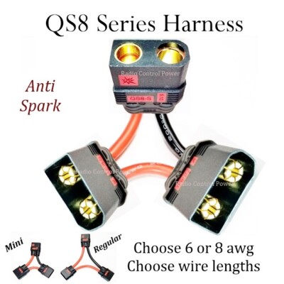 RCP-QS8 Series Harness Mini or Regular Size Options 8 awg or 6 awg wire