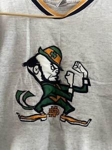 Vintage Legends Athletics embroidered Notre Dame T-shirt USA Men's XL