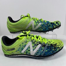 New Balance MMD500Y5 Track  Field Spikes Size 8 US Mens Neon Green/Blue