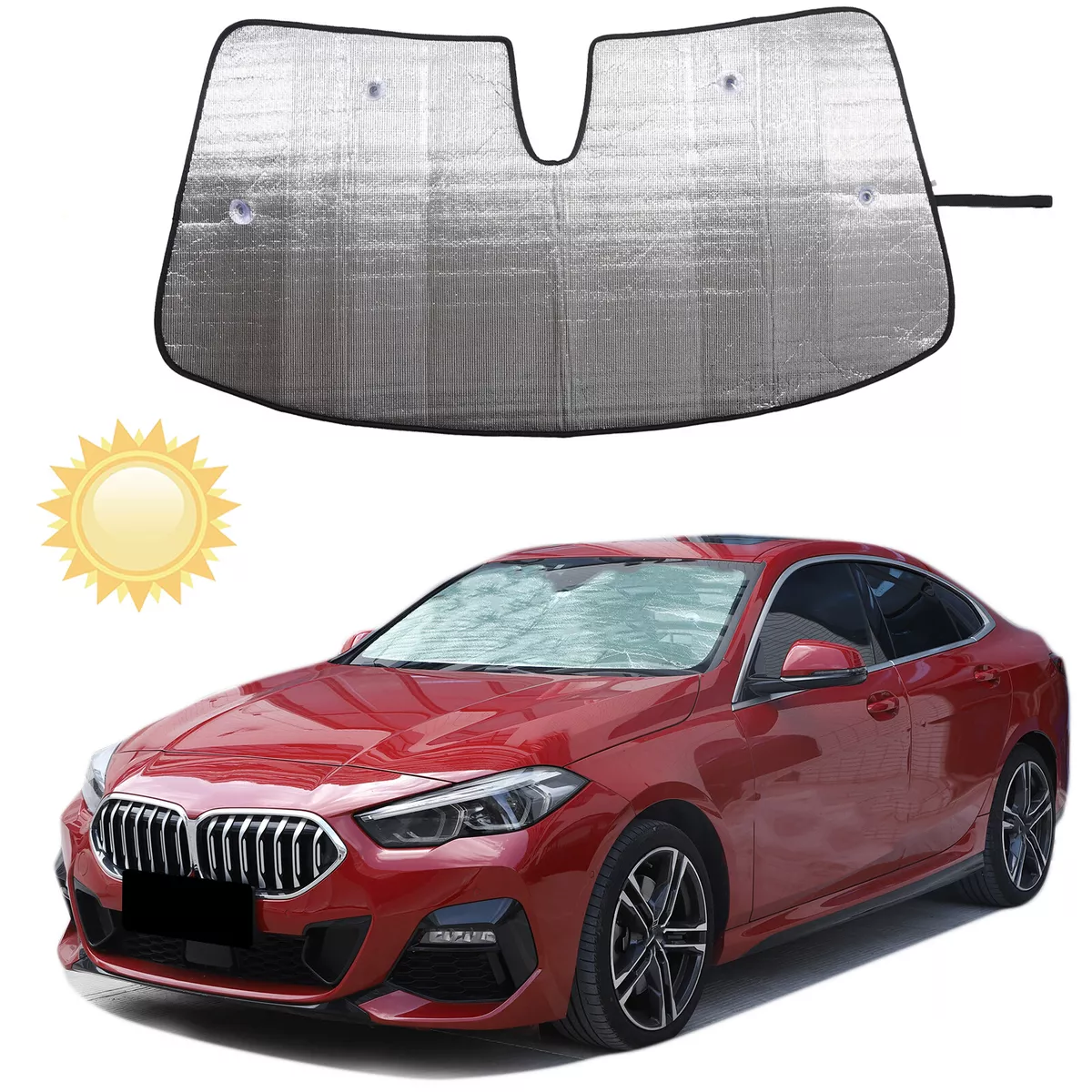 Windshield Sun Shade Sunvisor Custom Fit For BMW 2 series Gran