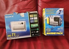 SONY Cyber-shot DSC-T1 digital camera and MPK-THA scuba diving case