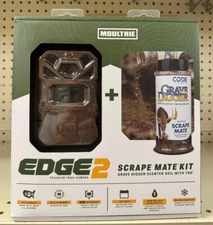 Moultrie Edge 2 Cellular AT&T Verizon 36MP Trail Camera MMC-14221 + Scrape Mate