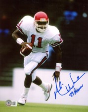 ANDRE WARE SIGNED AUTOGRAPHED 8x10 PHOTO + 89 HEISMAN HOUSTON BECKETT BAS