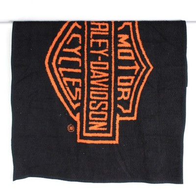 Vintage Harley Davidson Biederlack Double-Sided Blanket Bar Shield