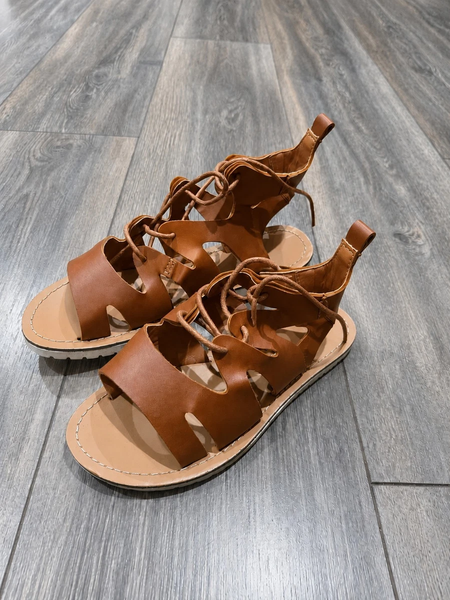 Zip Faux Leather Sandals for Women for sale | eBay