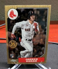 2022 Topps Chrome Jarren Duran 1987 Retro RC #87BC-19 Boston Red Sox