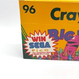Vintage Crayola Crayons Sega Pico Promo 96 Big Box Open Box Unused 1994 Made USA