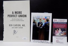 BEN CARSON Signed 2015 Autograph 