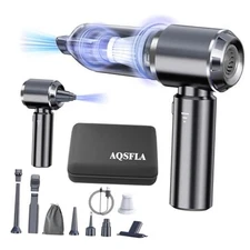 Car Vacuum Portable Cordless 21000PA High Power Mini Vacuum Cleaner Bright Gray