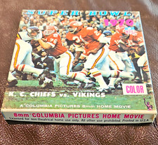 Columbia Pictures Super Bowl '70 Chiefs vs Vikings Color 8mm Home Movie Film
