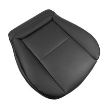 Black Leather Front Driver Bottom Seat Cover For Benz C-Class W204 Sport 2008-15