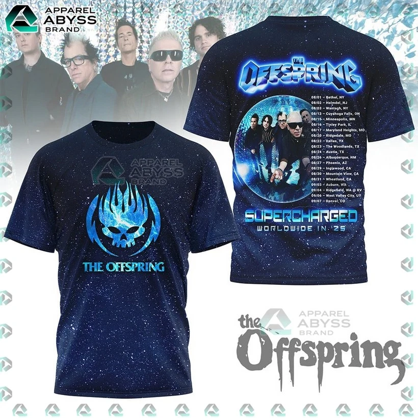 The Offspring Supercharged Worldwide In 2026 3D T-shirt