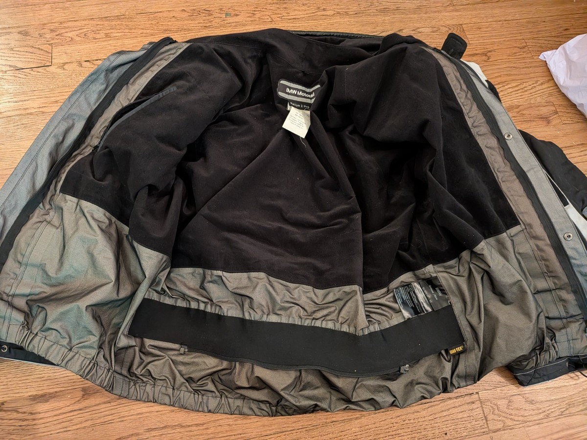 BMW Rallye 2 Pro Motorcycle Riding Jacket Size 56 Armored Gore-Tex