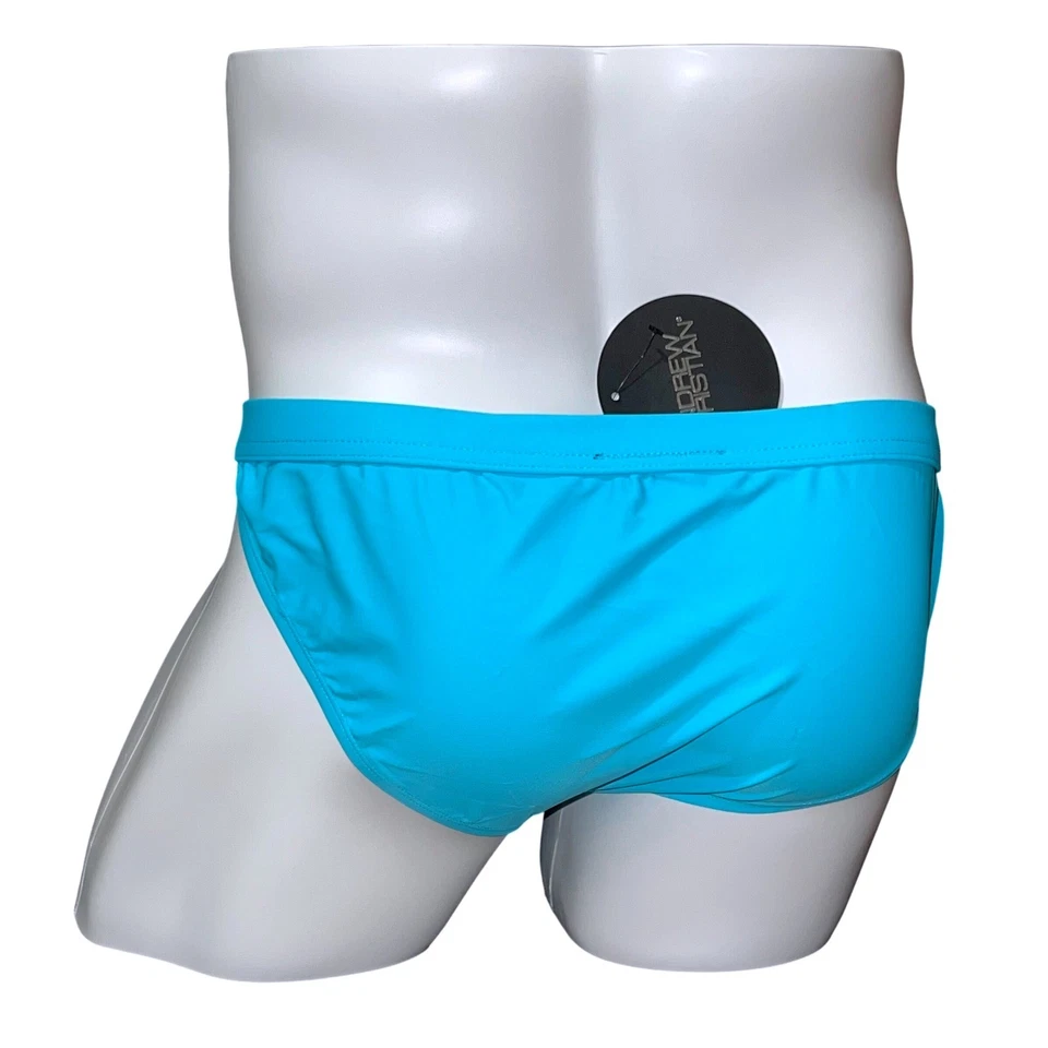 Andrew Christian Triad бикини плавать бриф Aqua размер 2XL (38-40) #70116 новый с Ярлыками - Изображение 4 из 4