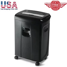 8 Sheet Microcut Shredder w/Pullout Basket for Home Office Credit Card Shredder