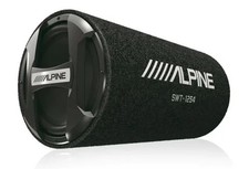 Alpine SWT-12S4 Subwoofer For Car In Tube Enclosure 30cm 4 Ohm 1000W Boot