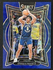 Enrique Freeman 2024-25 Panini Select Concourse Blue Wave RC /75 #80