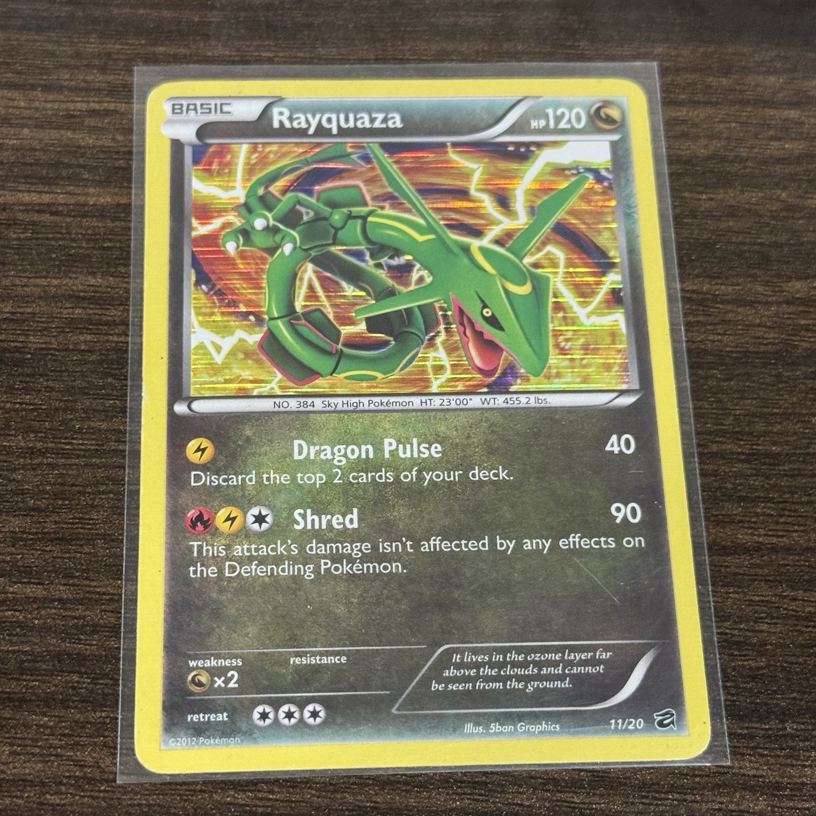 Rayquaza 11/20 *MP* Dragon Vault Holo Card Pokémon TCG