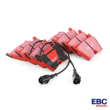 AUDI R8 COUPE - SPYDER 4.2 5.2 EBC RED STUFF FRONT BRAKE PADS CERAMIC MATERIAL