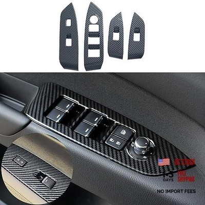 AOKIO Interior Door Door Lock Control Button Trim for Window Switch Panel Cover