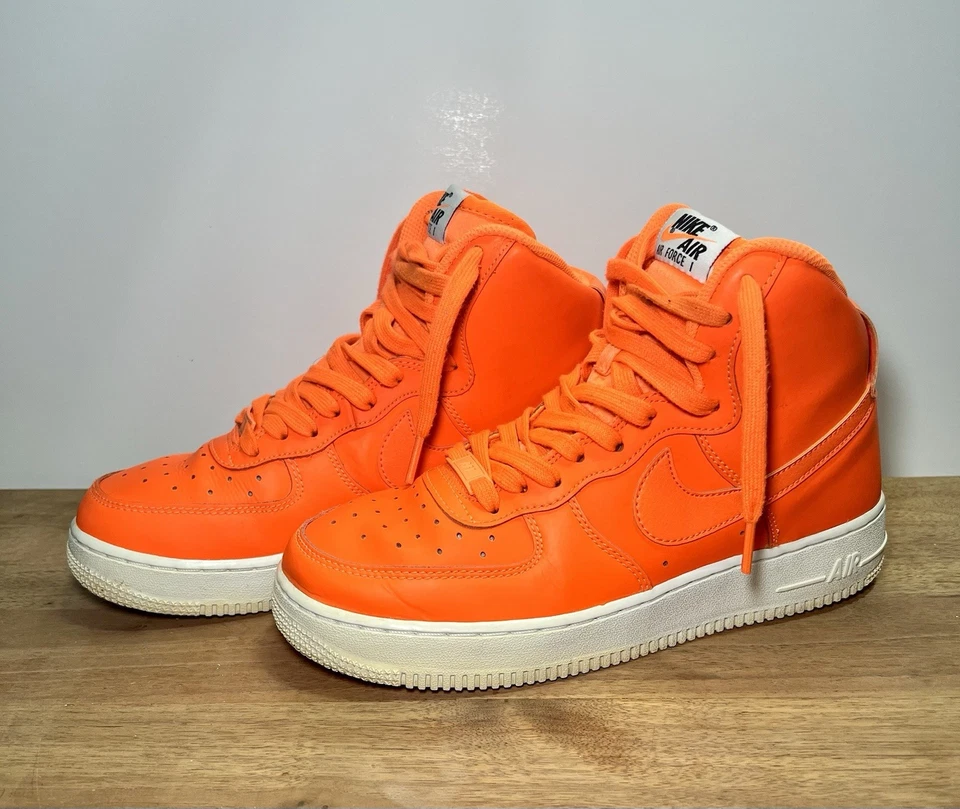 Size 7Y/Mens size 7/Womens 6‼️AF1’s-Nike Air Force 1 High 🔥Pack Orange shoes - Image 4 of 4