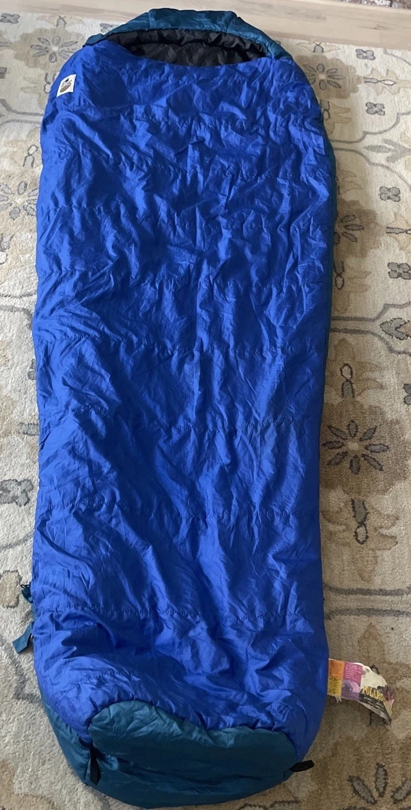 The North Face Blue Polarguard 3D Mummy Cat’s Meow Slipping Bag 86”LG RH USA
Opens in a new window o