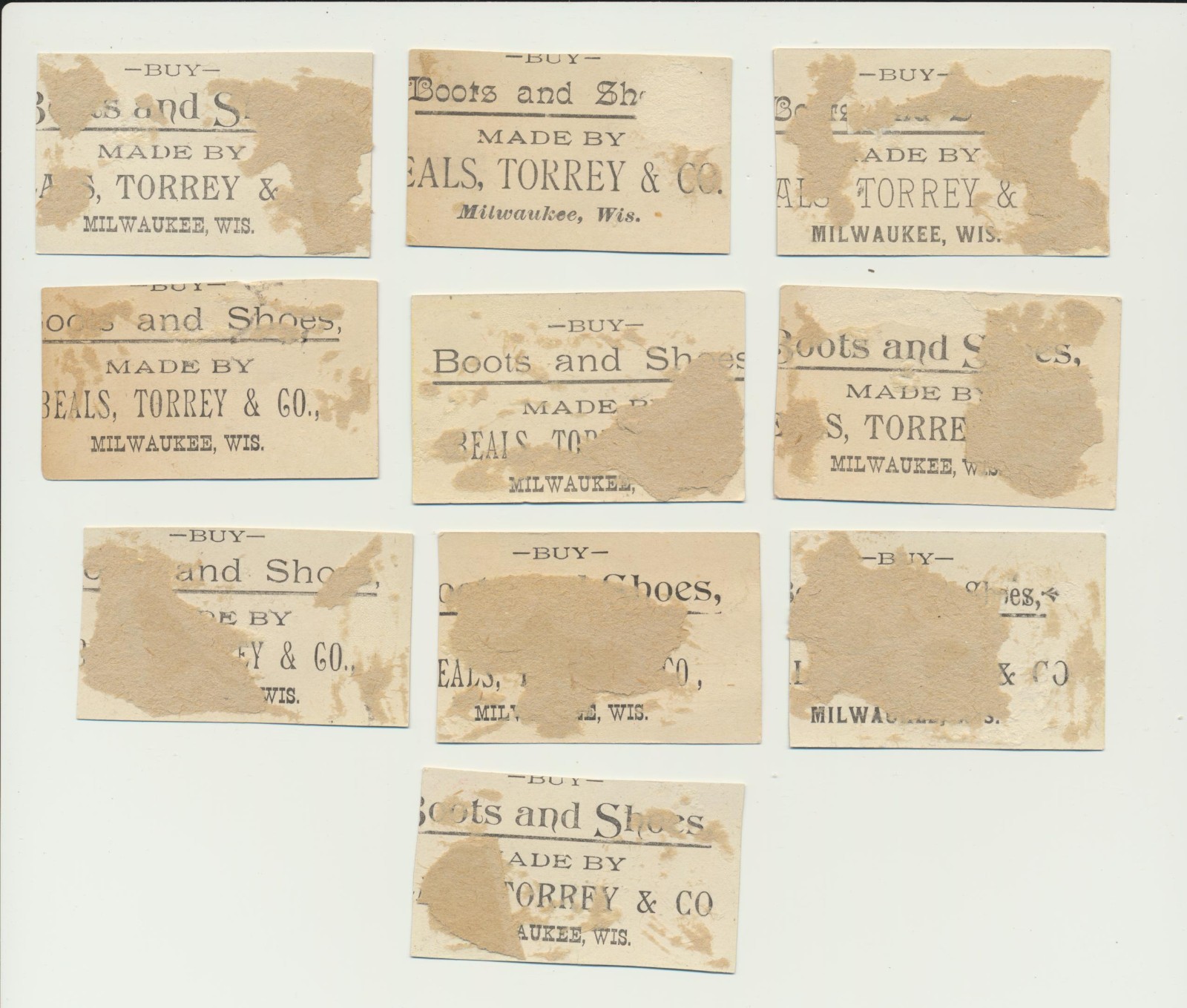 Near set of 32/36 plus 1 dupe 1880-1899 N501 H629 tobacco sized cards of States