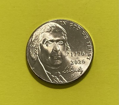 1776-2026 (P)  Semi-Quincentennial Jefferson Nickel - Uncirculated