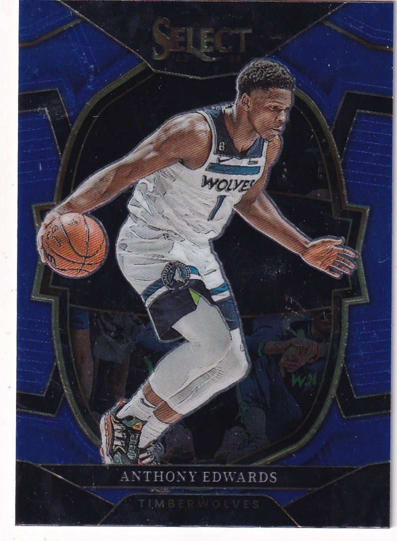 2022-23 Panini Select #46 Anthony Edwards Blue (Retail Base)
