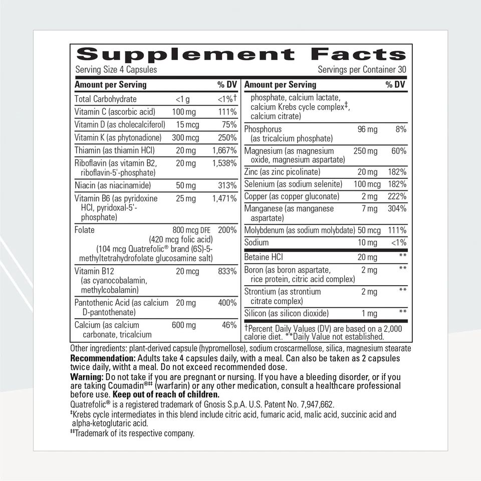Integrative Therapeutics Osteoprime Forte - Suporte à saúde óssea com 5 tipos... - Imagem 2 de 4