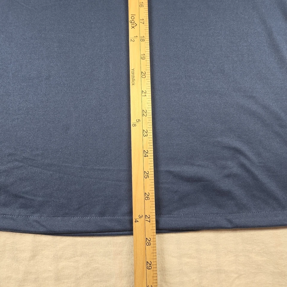 Suéter Top Belle Body by Kim Gravel Bungee-Trim Atlético Media Cremallera Azul 1X Foto 4 de 4