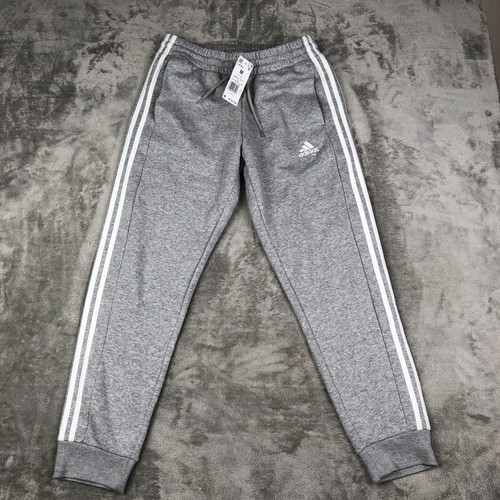 ADIDAS Essentials Fleece 3-Stripes Tapered Cuff Joggers Men's Size Medium IJ6494 - Picture 5 of 16