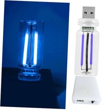 Retro Car Mood Bulb, Touch Dimmable USB  Battery Lighted LED Car 1 Pack Blue