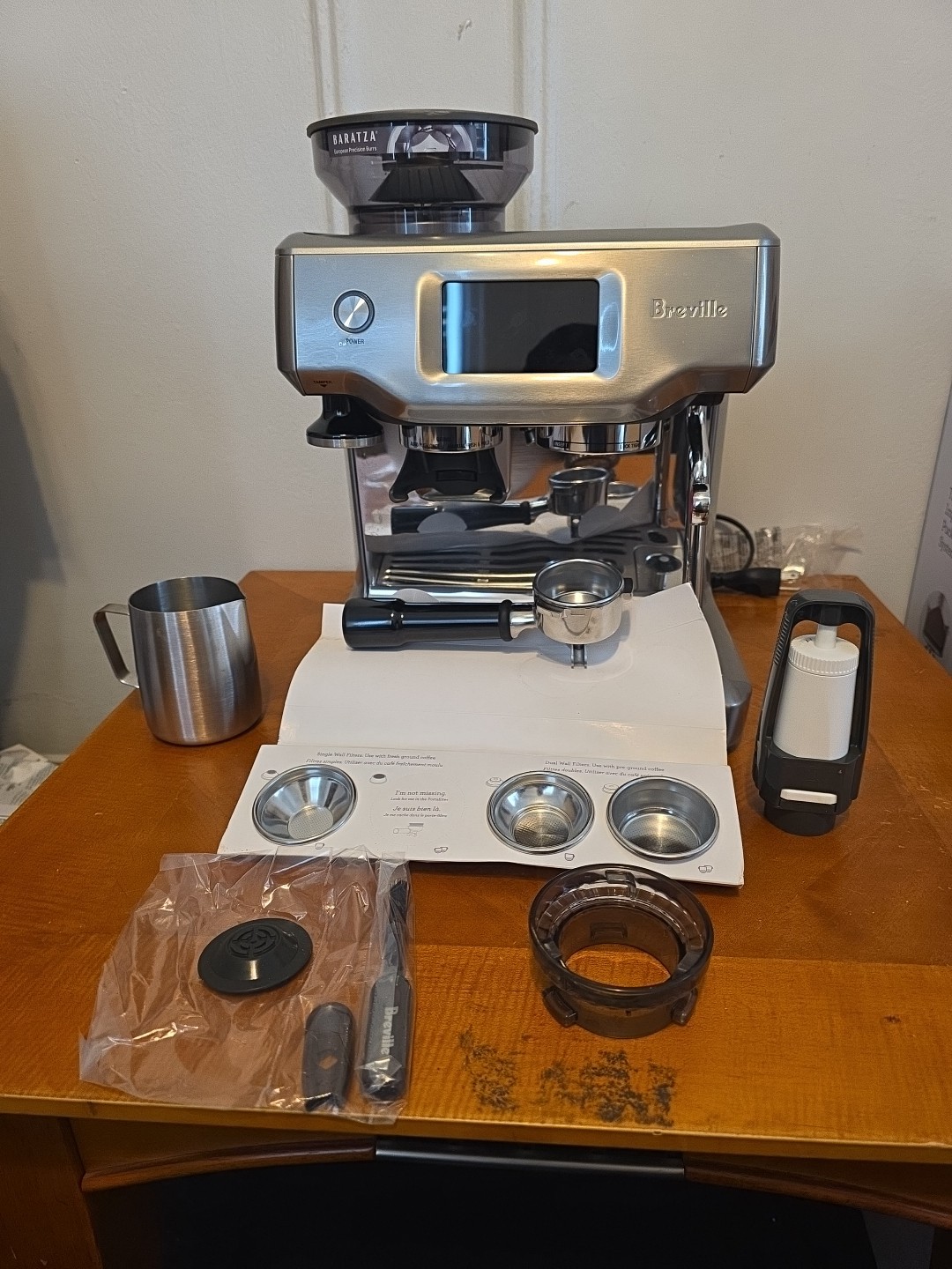 Breville the Barista Touch Espresso Machine - Brushed Stainl