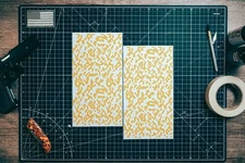 Flecktarn Camo High Heat Vinyl Stencil Kit - 2x 11"x6" Sheets Cerakote High Bake