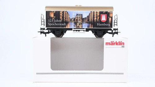 Märklin H0 94432 Kühlwagen 125 Jahre Speicherstadt Hamburg in OVP HS1230 | Condition: Gebraucht