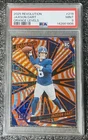Jaxson Dart RC 2025 Panini Revolution Orange Levels #’d 034/299 Giants (PSA 9)